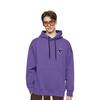 Li Ning Sports Basketball Series Fleece Pullover With Back Print Winter Hoodie Unisex Hoodies Purple AWDRH49-2