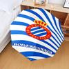 Real Sociedad Crest Design Umbrella Folding Umbrella, Automatic Umbrella 8-Frame for Travel, Camping Use Gift for Halloween Christmas