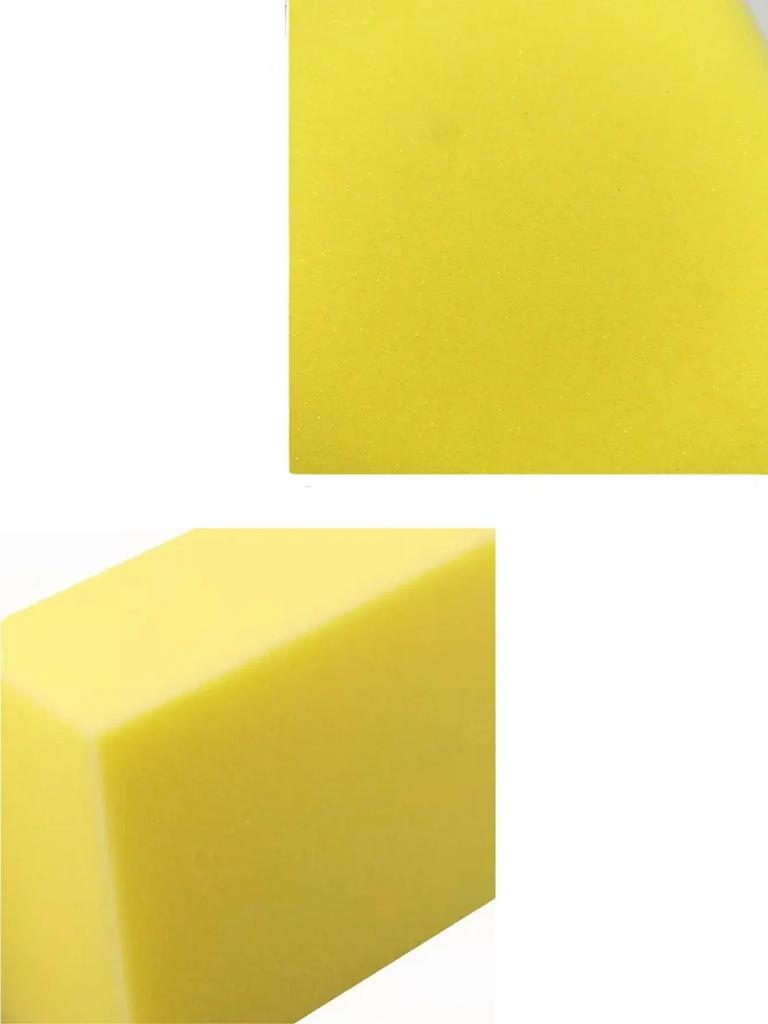 2pcsCleaning Exterior Brick Block Sponge Multi-function Absorbent High Density Car Wash, Scrub, Waxing and Decontamination Coral