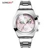 Mode LONGBO Marke Luxus Wasserdicht Lässig Quarz Damen Lady Geschenk Uhren Voll Edelstahl Sportuhr Montre Femme