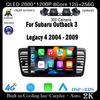 9 Inch QLED Screen DSP Android 14 For Subaru Outback 3 Legacy 4 2004 - 2009 Car Radio Multimedia Video Player GPS Navigation BT