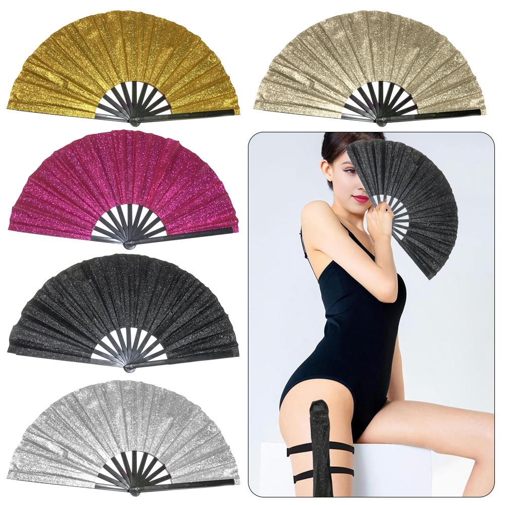 Lightweight Boots On The Ground Fan Foldable Colors Hand Fan  for Line Dancing, Parties, and Events