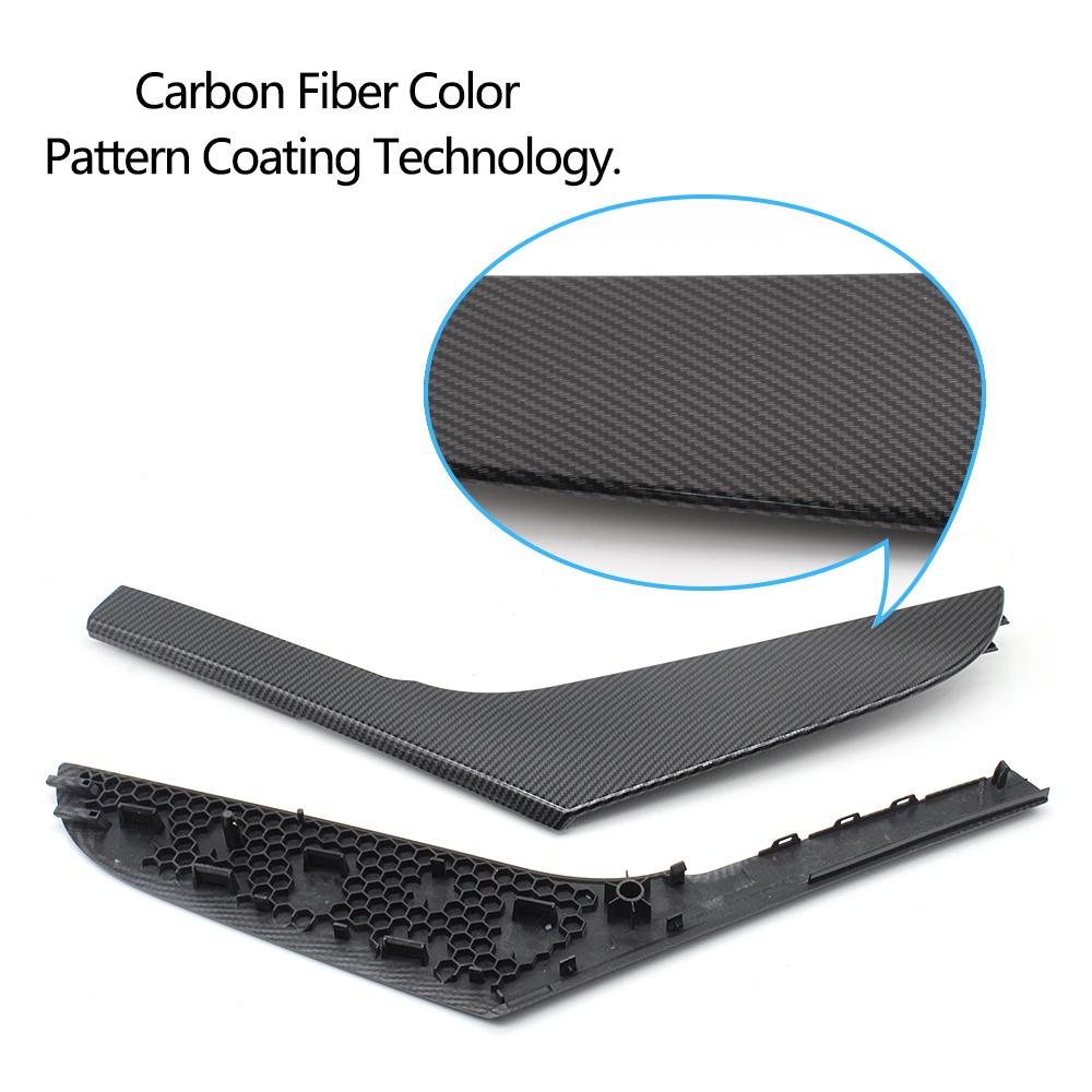 Black Car Interior Door Left Right Pull Handle Cover Trim For Volkswagen VW Golf 6 GTI MK6 2009 2010 2011 2012 2013
