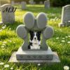 Sun-proof Pet Remembrance Stone 3D Printed Tombstone with Photo Frame Holder, Weather-Resistant Memorial Outdoor Weather-resistant Marker Marker, for