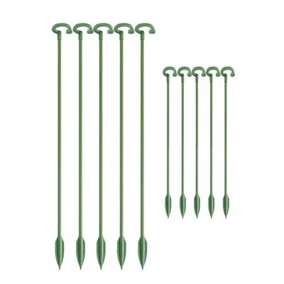 5/10/20 Stück Kunststoff-Pflanzenstützen Blumenständer Wiederverwendbares Fixierwerkzeug für den Schutz Gartenzubehör für Gemüsehalter Halterung