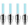 4 PCS Light UP Valve Stem Caps, Bicycle Valve Lights, LED Wheel Valve Stem Lights, Universal Flash Tyre Bike Wheel Lamps, for Mountain Bikes,