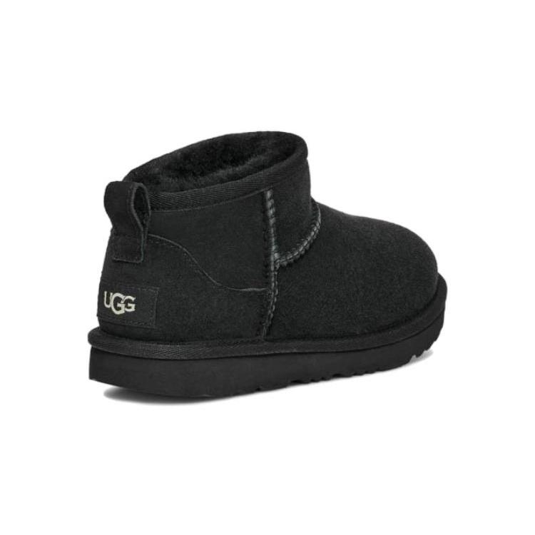 (GS) UGG Classic Ultra Mini Boot 'Black' Kids' 1130750K-BLK