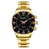 Seagull Quartz Mens Watch With Stainless Steel Strap For Formal Settings