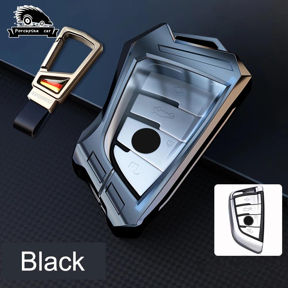 New Zinc Alloy Style Auto Key Fob Cover Case Housing Remote Fit For Bmw X3 X5 X6 F30 F34 F10 F20 G20 G30 G01 G02 G05 F15 F16 1 3 5 7 Series