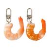 Imitation Shrimp Key Chain Creative Food Keyring Funny Scene Bag Hangings Decor