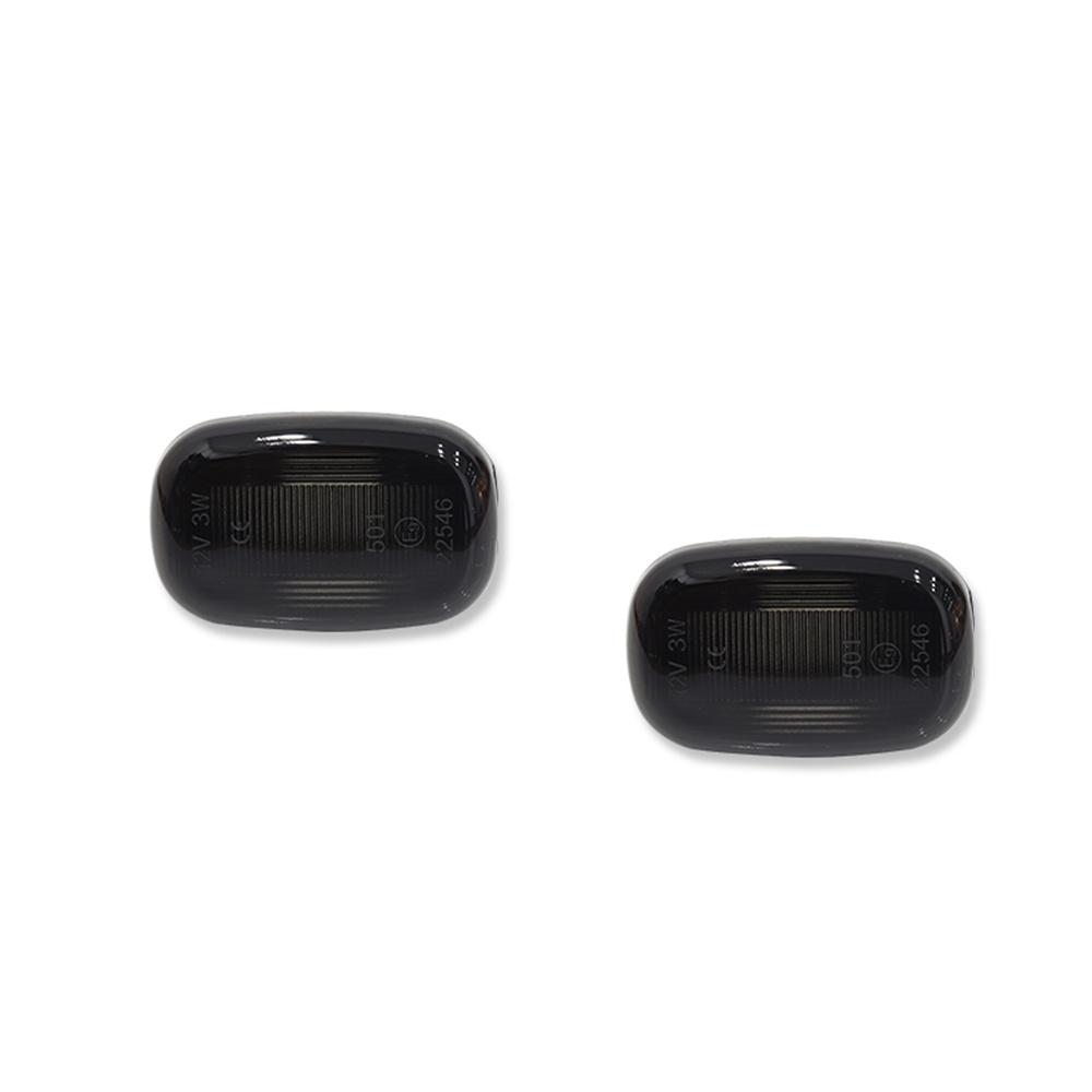 Car Front Bumper Side Marker Light Housings For Toyota Supra Estima Previa Picnic Avensis Verso Paseo Corolla RAV4 Hilux Smoked lens