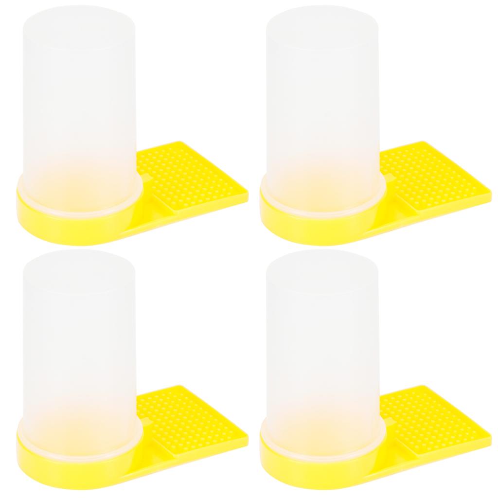 Bee Beehive Entrance Feeder Plastic Water Dispenser Honey Beekeeping Drinking Equipment