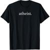 Atheist AntiReligion Science Try Religion T Shirts Men Cotton Humor Streetwear Tee Shirt Short Sleeve Unisex Loose Clothing