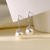 Pearl Earrings: Light Luxury 925 Sterling Silver Studs, 2025 High-End Women's Fashion