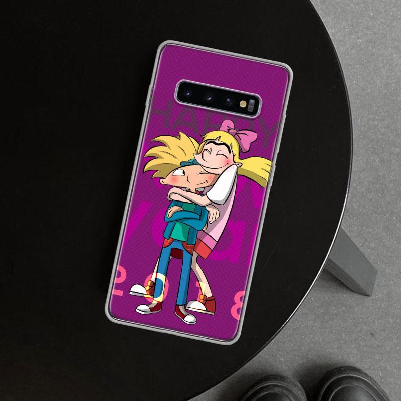 Hey Arnold Helga Cute Funny Cartoon Phone Case Cover for Samsung Galaxy S26 S25 Edge S24 S23 Ultra S22 Plus S21 FE S20 + Art Cus