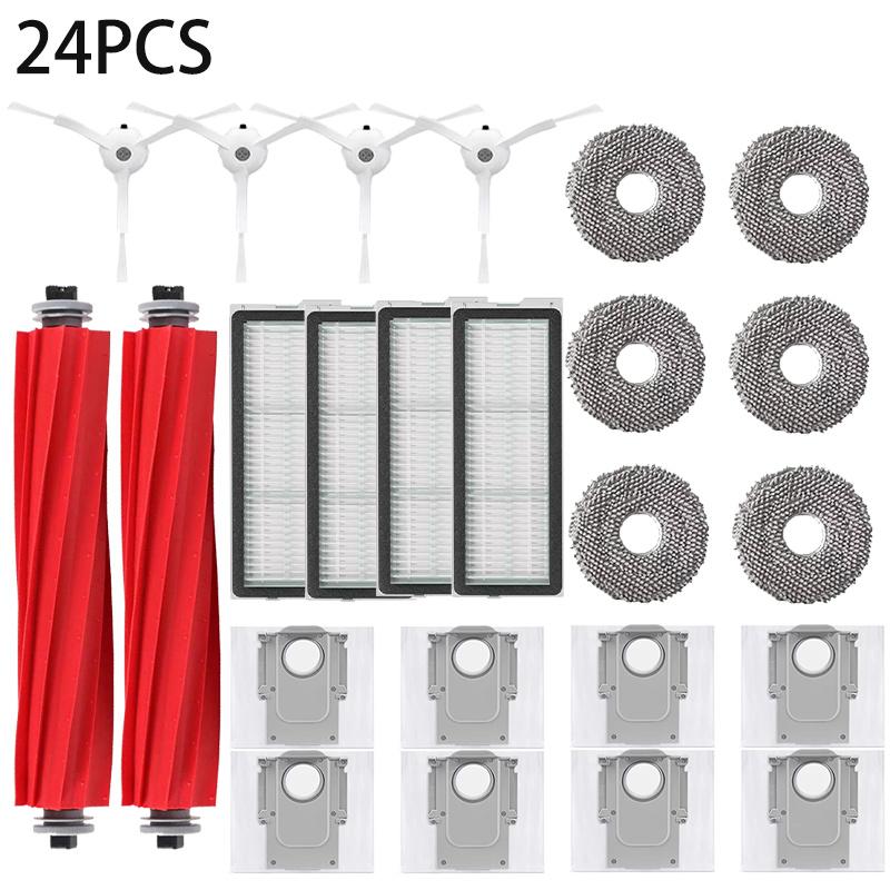 For Roborock Q Revo MaxV/Q Revo S/Q Revo Pro Robot Vacuums Cleaner Accessory Dust Bag Main Side Brush  Filter Mop Cloths Spare