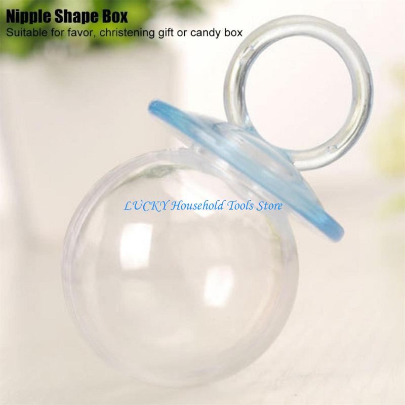 J0MC Pack of 12 Cuteness Pacifier Candy Holders Suitable for Baby Party Decorations