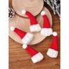 Handmade Red Wool Christmas Hat & Scarf Baking Decoration DIY Accessory