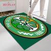 Celtic Football Club Teppich für Wohnzimmer Schlafzimmer Zuhause Sofadekoration, Rutschfeste Bodenmatte für Kinder zum Spielen