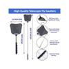Retractable Fly Swatter Durable Plastic Heavy Duty Fly Swatter Mosquito Repellent Garden Suitable Summer Home Supplies