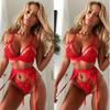 Women Erotic Underwear Sexy Lace Bra Panty Set Ladies Lingerie Erotic Pajamas Sleepwear Female Bodysuit Erotic Clothes