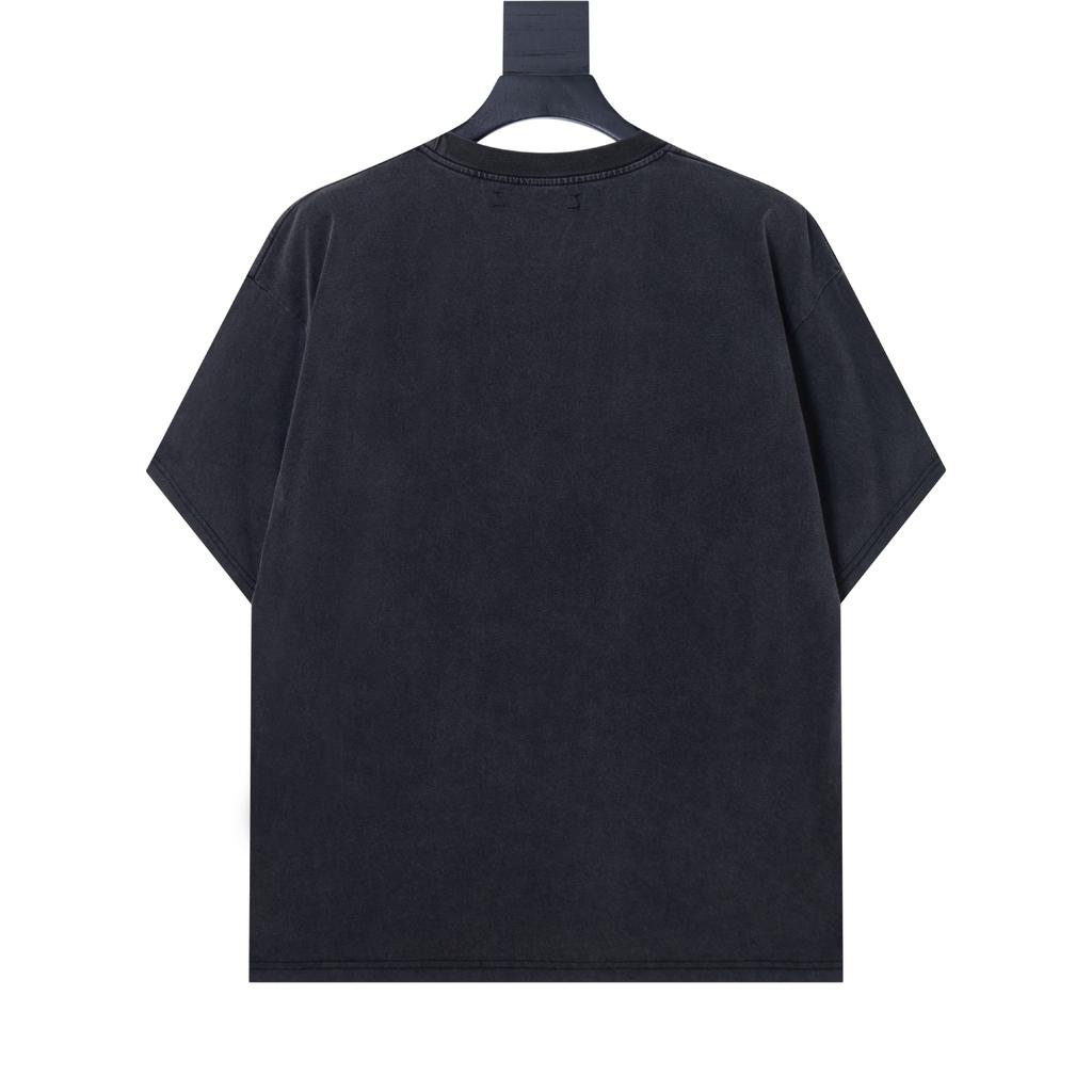6507 Amiri 2026 Summer New Men's and Women's Loose High Quality Cotton Plus Size T-shirt Couple T-Shirt