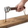 Fist Hammer Multifunctional with Wooden Handle Hardware Tools for DIY Crafting Outdoor Camping Home Office Decor