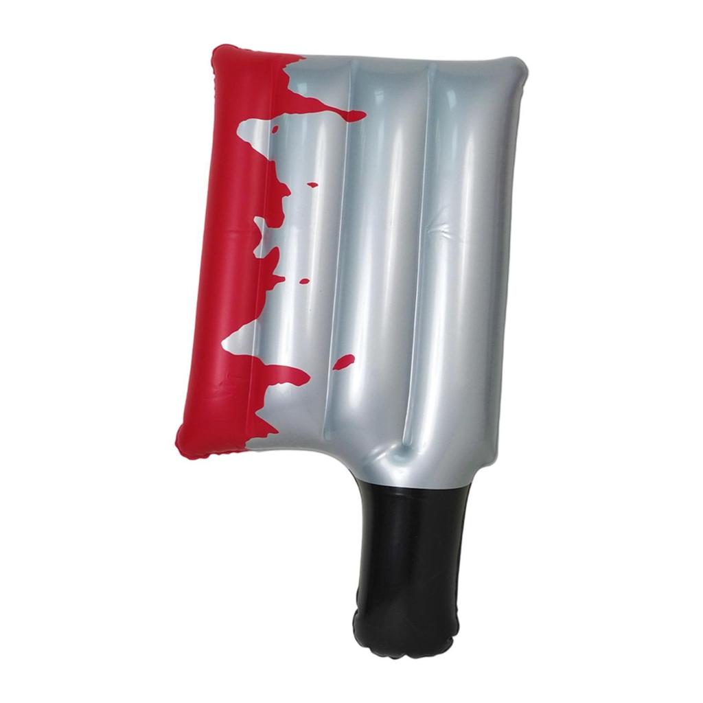 Inflatable Halloween Knife Prop Realistic Portable Scary Horror Prank Prop for Cosplay Supplies Party Favors for Kids Adults