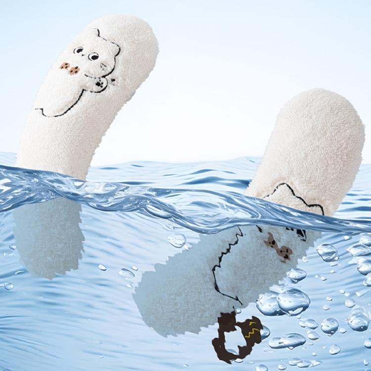 Soft Toilet Seat Cover Soft Fleece Fabric Quick Installation Slip Proof Base Winter Ready Bathroom Accessory