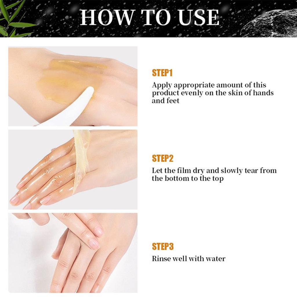 Hand And Foot Peel Mask, Moisturizing Peel-Off Hand Wax Mask, Nourishing Exfoliation Repairs Dry Cracked Skin, Suitable For Men And Women