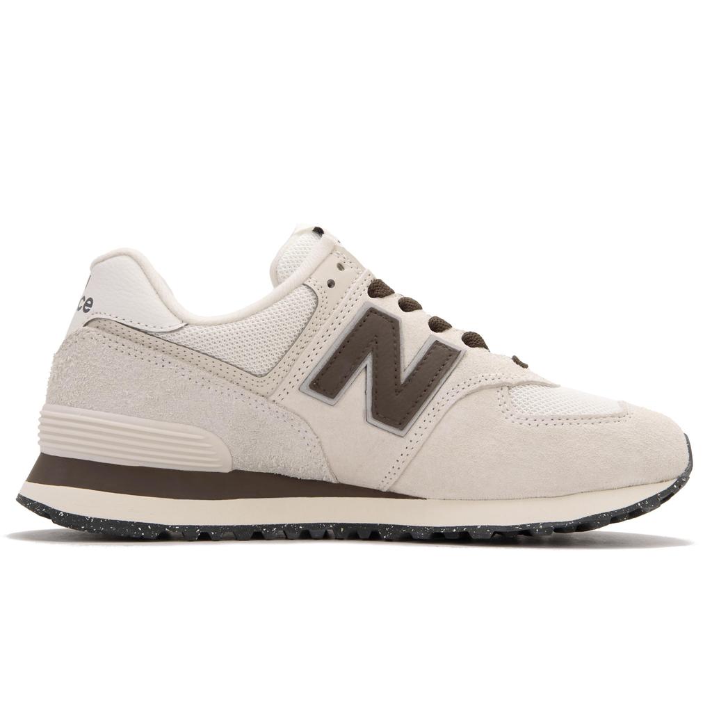 New Balance Scarpe da Corsa Basse NB 574 Unisex Bianco Marrone U574LS2(Team1622-)