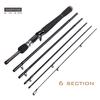 Fishing Pole Carbon Fiber Spinning/Casting Fishing Rod 6-7Sections Fishing Rods for River Lake Reservoir Pond Stream