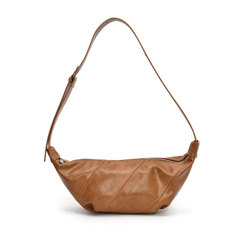 Large Capacity Bag Women's New Solid Color Shoulder Messenger Bag