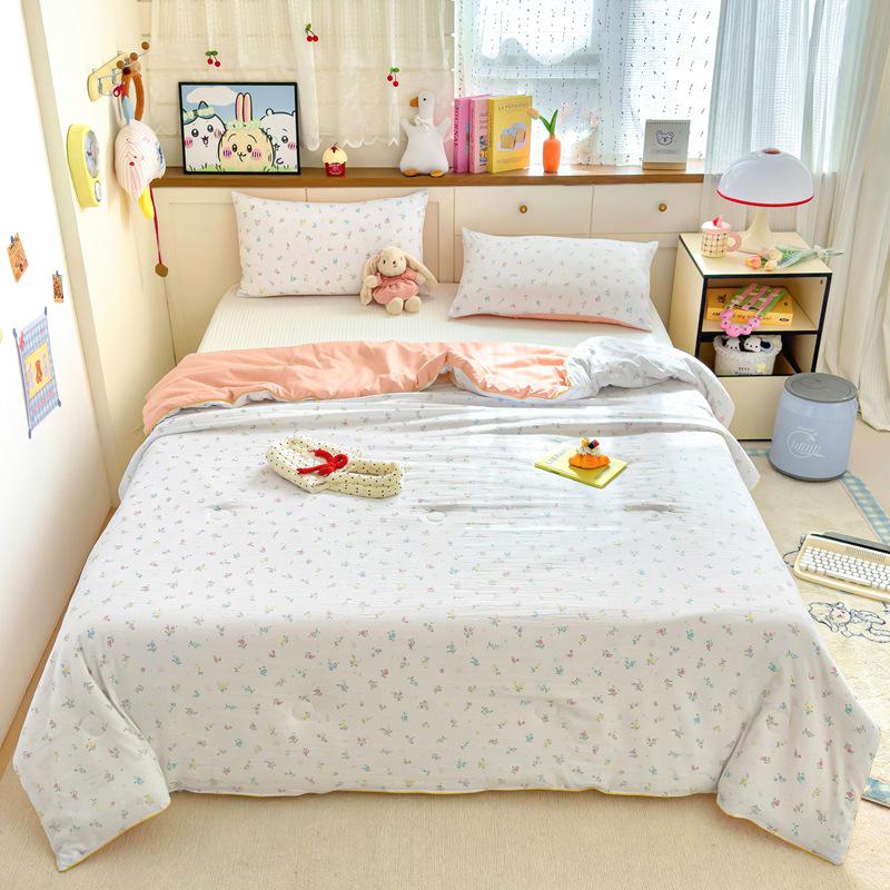 A klasės kūdikių lygio plauta medvilnė ir sojos pluoštas vasarinė vėsinanti antklodė