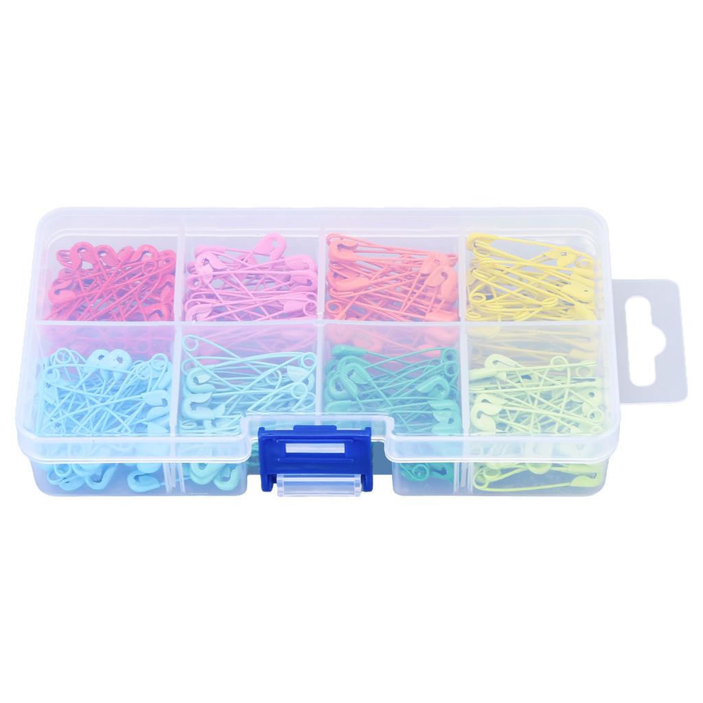240Pcs Colorful Safety Pins 32mm Stainless Steel Safety Pins Mini DIY Sewing Quilting Tools