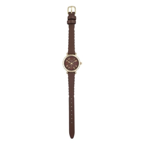 Tea Spoon Sweets Belt Watch N03324A-1 DBR Women's Brown