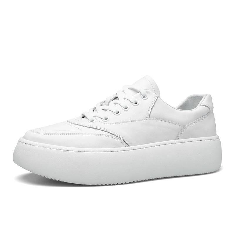 European Station High-top Board Shoes Men's Shoes Winter Velvet Muffin Platform Casual Sports Shoes Heightening Dad Shoes Men