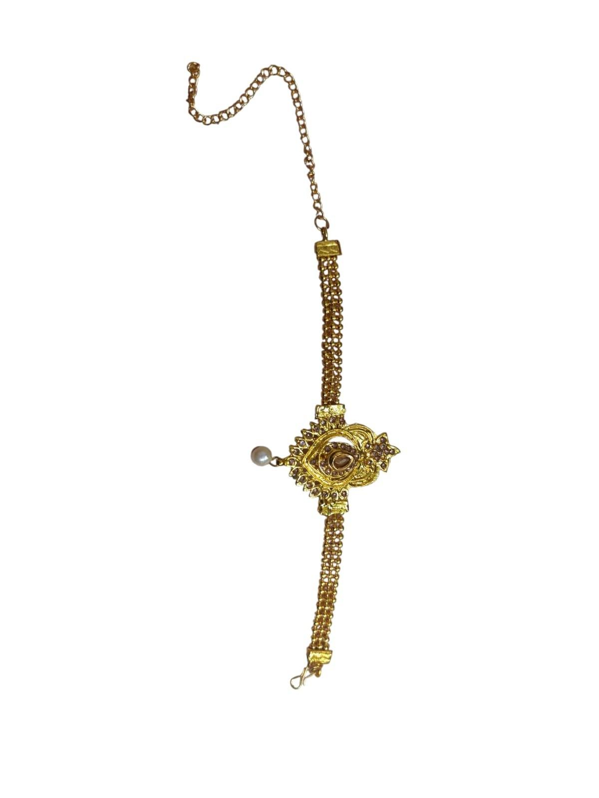 

@ Traditional Stylish Bajuband Golden Colour For Women