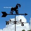 Weather Vane Ornament: Outdoor Wrought Iron Spray-Painted Roof Decoration Metal Craft