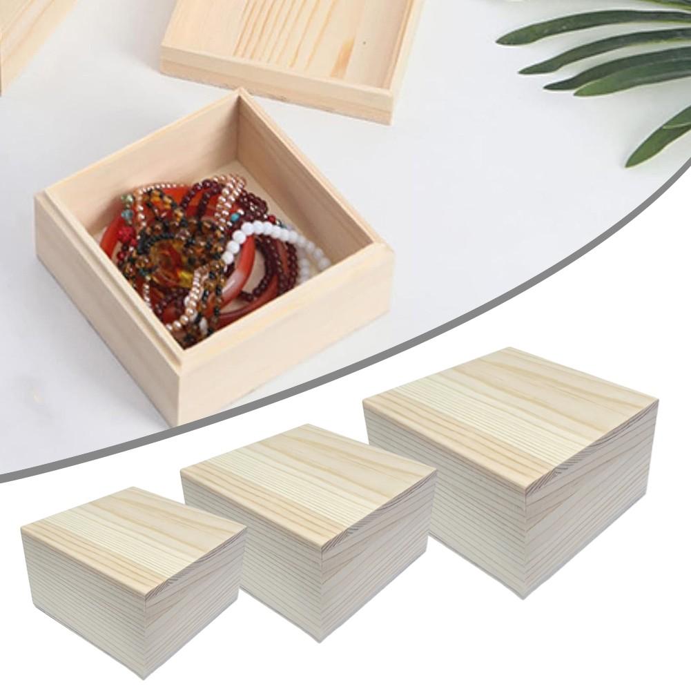

Jewelry Collection Box Storage Box Wooden Box Personalizing Pine