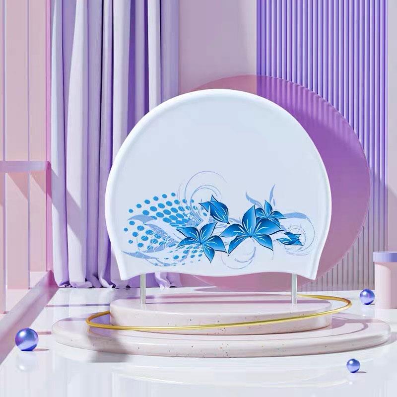 

Силиконовые шапочки для плавания, удобная шапочка для купания, шапочка для купания для длинных волос, противоскользящая водонепроницаемая шапочка для плавания, защищающая волосы и уши