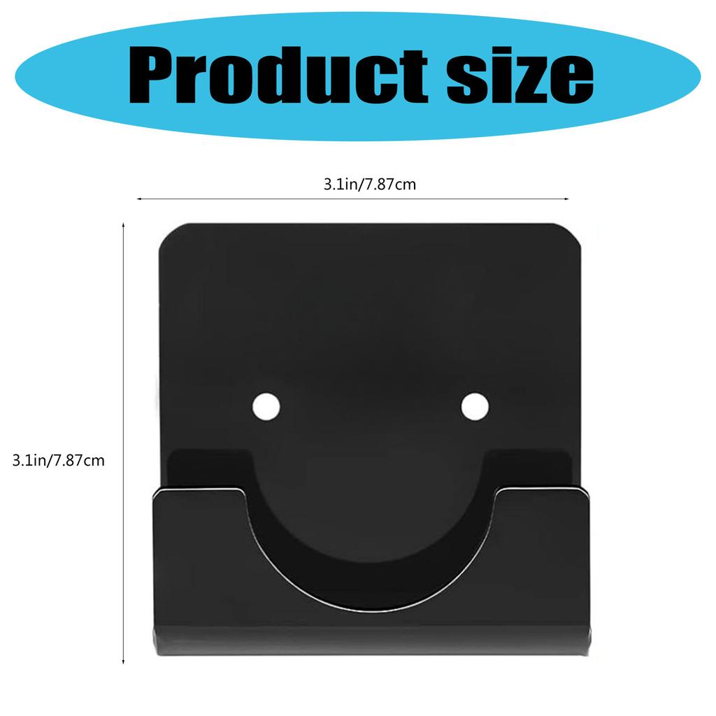 2pcs Acrylic Shower Rod Holders Adhesive Mount for Bathroom and Kitchen Without Drilling Required Bathroom Accessory