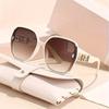 Ladies' Classic Retro Rectangular Fashion Glasses Anti Reflective PC Lenses, Lightweight Plastic Frame Simple and Trendy Glasses