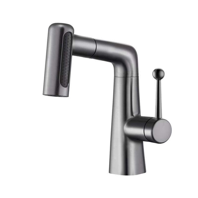 Pull-Out Bathroom Sink Faucet