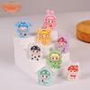 New 3D Flocking DIY Blind Box with Cute Resin Doll Ornaments