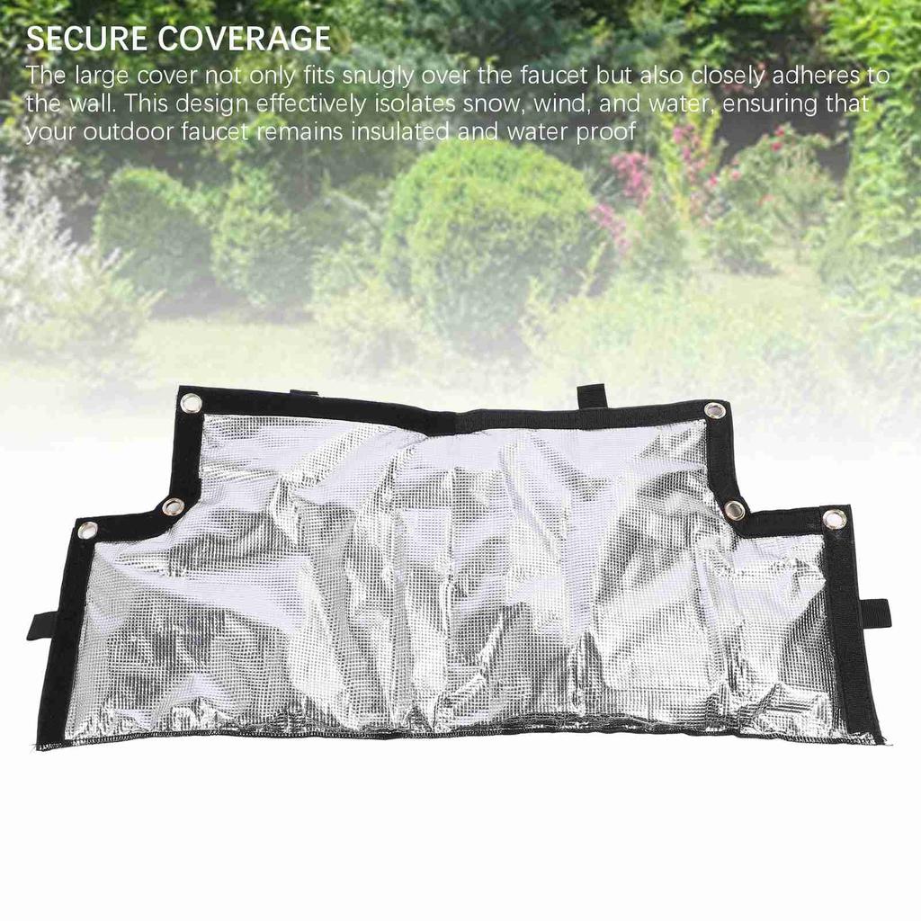 Outdoor Faucet Cover for Winter Freeze Protective Anti Frozen Thickened Insulated Water Proof