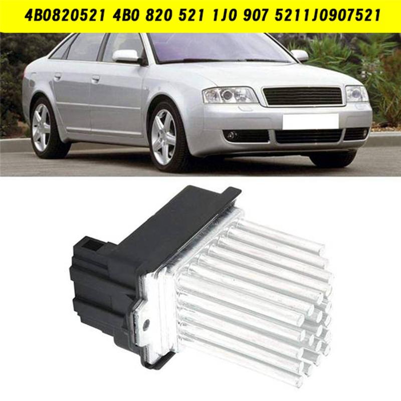 Heater Resistor Controller 1J0907521 4B0820521 For  A6 Quattro 1998-2004 HVAC Blower Motor Resistor RS6 S6 2003-2004