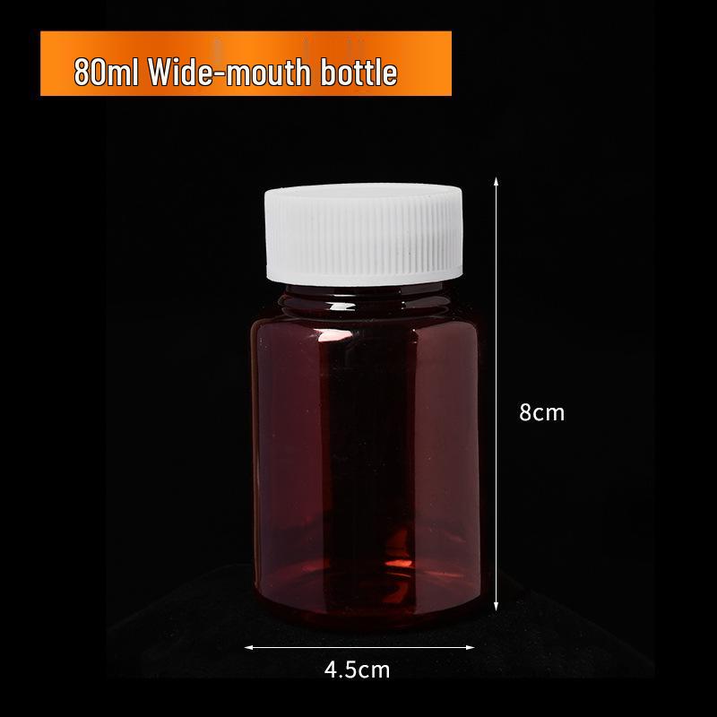 Food Grade PET Polyester Bottle with Tear-off Cap, 100ml/500ml