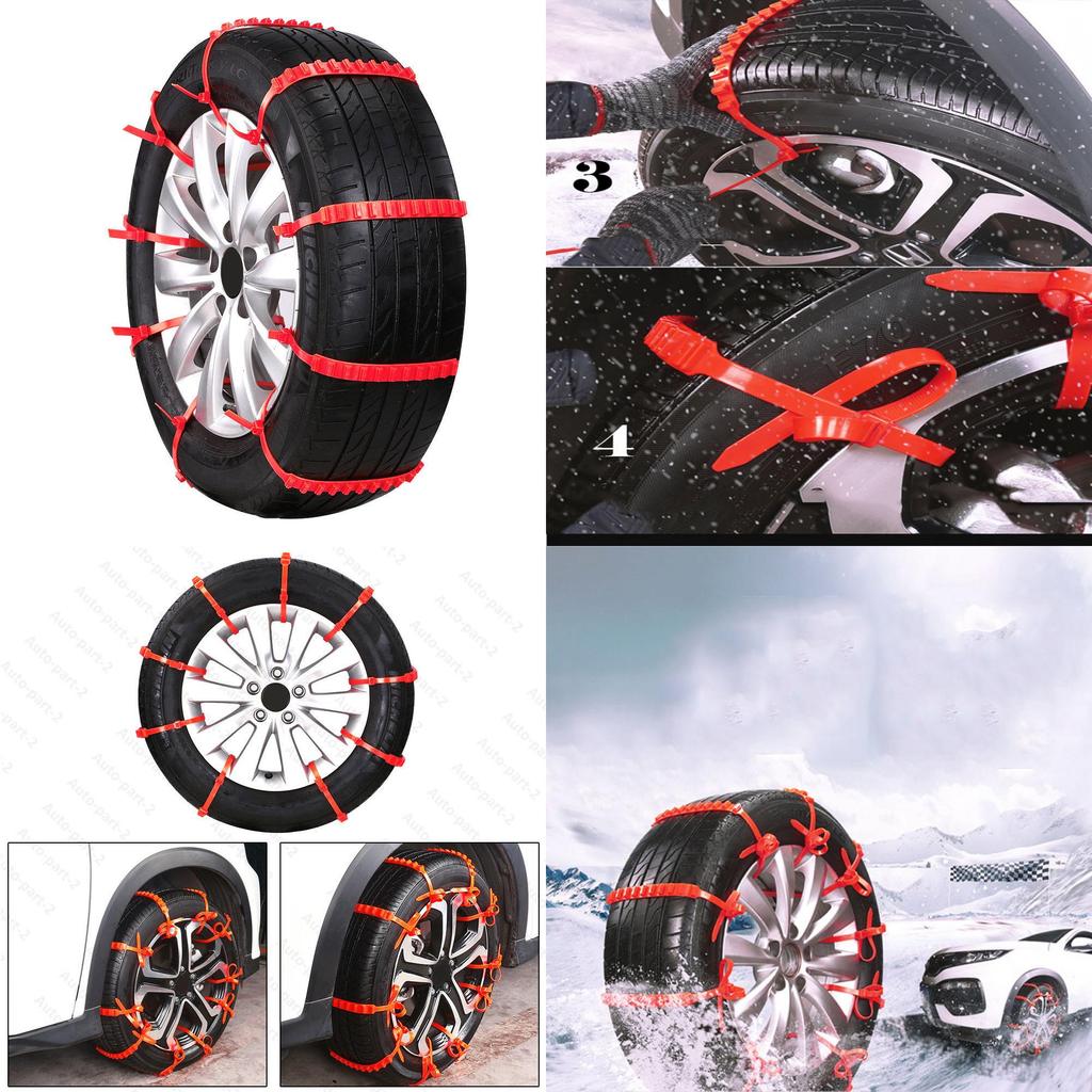 Durable And Versatile 1pcs Car Truck Suv Thick Tendon Snow Anti-skid Tire Chains