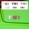 HIJK1 For VW Jetta TIGUAN GTD GTI Car Accessories 1PCS 3D ABS TSI Logo Car Side Mudguard Rear Trunk Emblem Badge Sticker Center Cover